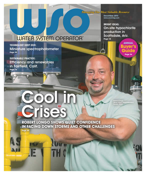 WSO Magazine Cover featuring Water Superintendent