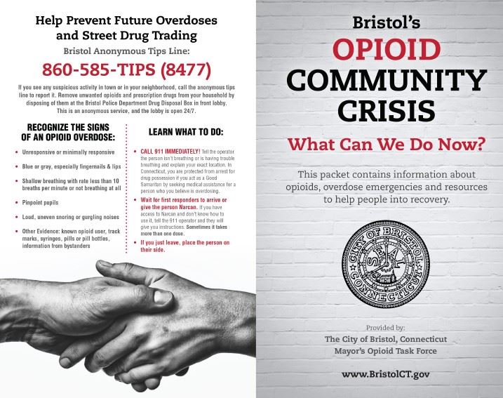 Opioid Brochure Cover What can we do now v7